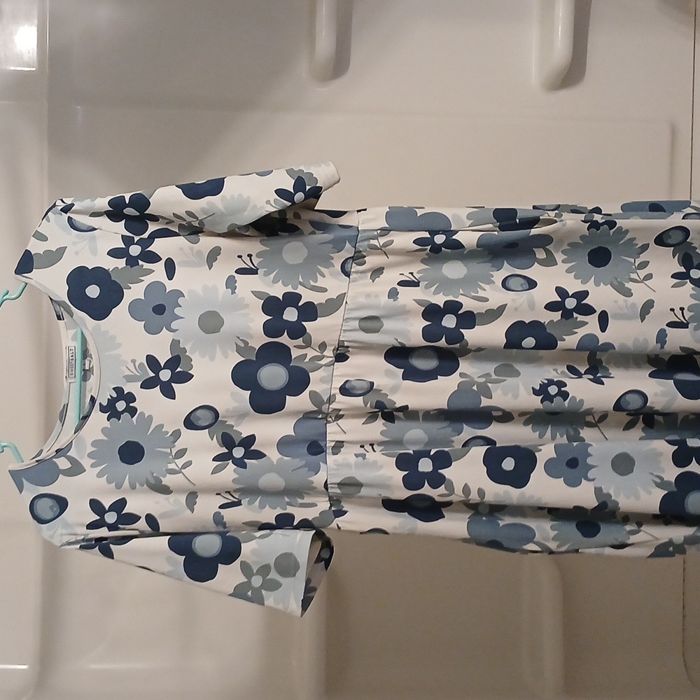 Blue Floral Dress